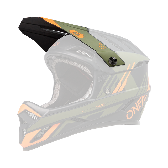 Visor BACKFLIP Helm STRIKE black/orange/olive