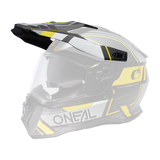 Visor D-SRS Helm SQUARE black/gray/neon yellow