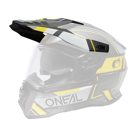 Visor D-SRS Helm SQUARE black/gray/neon yellow