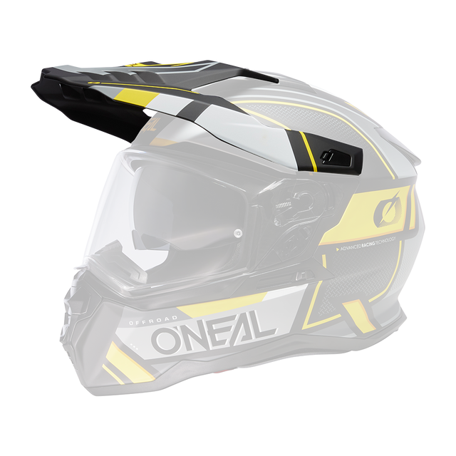 Visor D-SRS Helm SQUARE black/gray/neon yellow