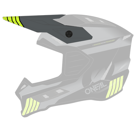Visor EX-SRS Helm HITCH black/gray/neon yellow