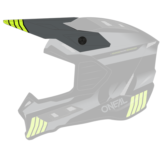 Visor EX-SRS Helm HITCH black/gray/neon yellow