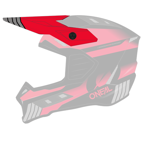 Visor EX-SRS Helm HITCH black/gray/red