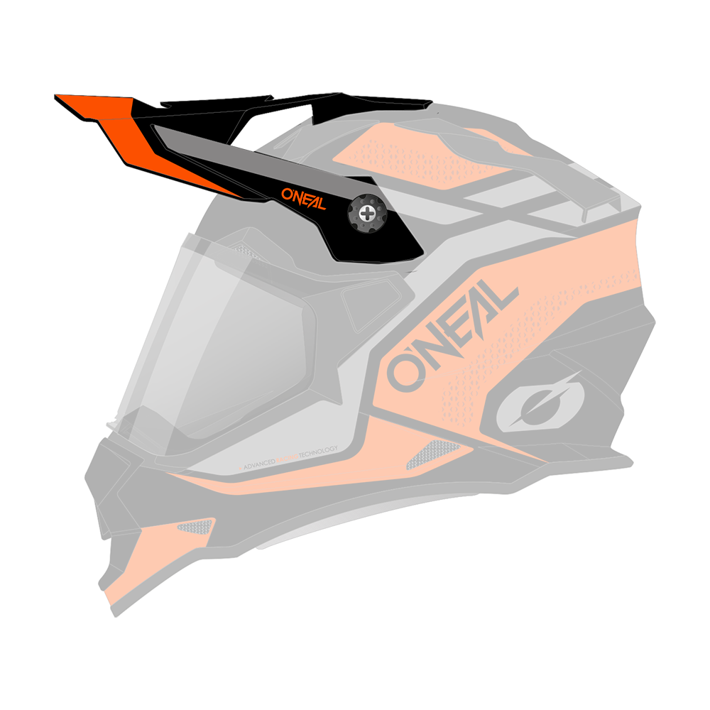 Visor SIERRA Helm R orange/black/gray