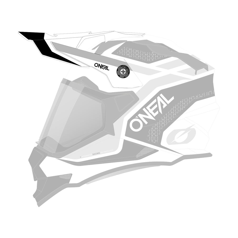 Visor SIERRA Helm R white/black/gray