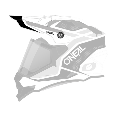 Visor SIERRA Helm R white/black/gray