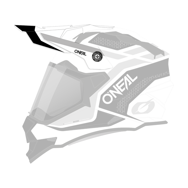 Visor SIERRA Helm R white/black/gray