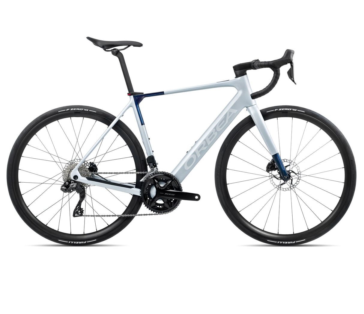 GAIN M30i - Halo Silver (Matt) - Blue Carbon View (Gloss)