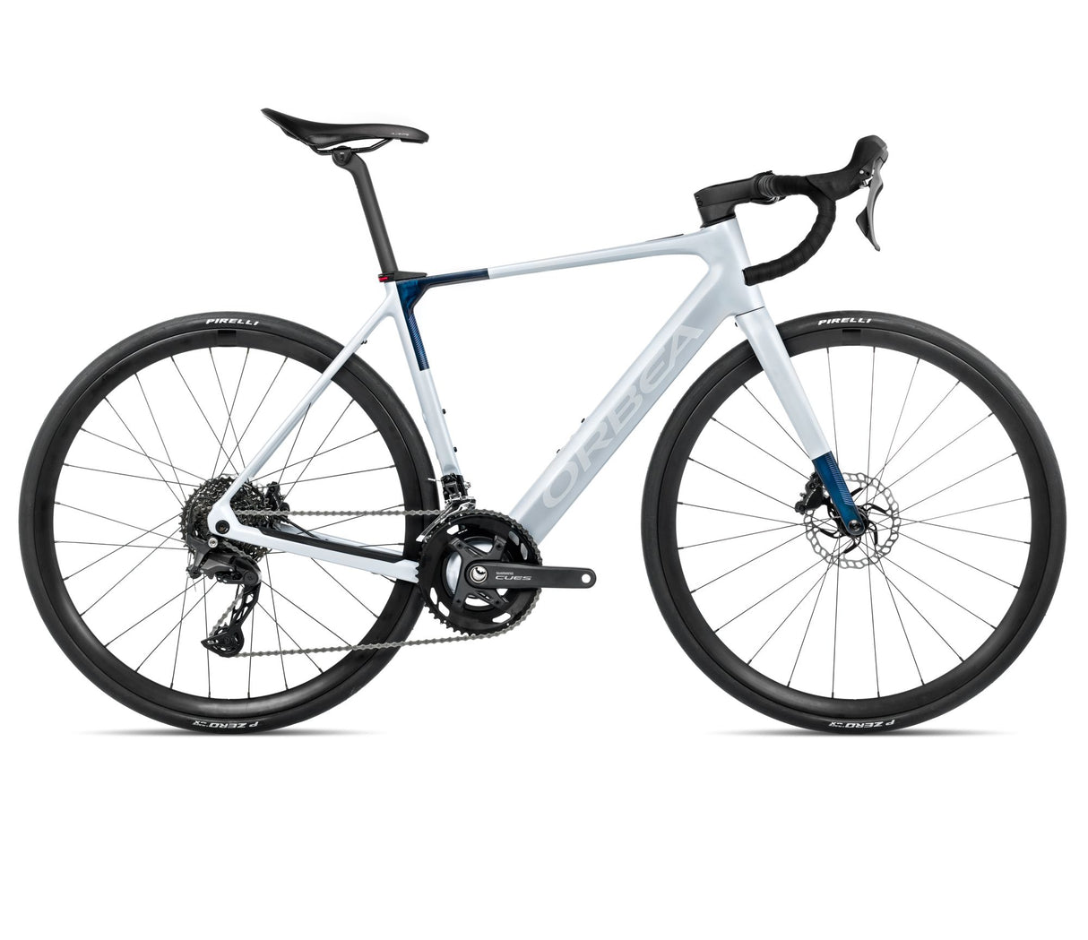 GAIN M40 - Halo Silver (Matt) - Blue Carbon View (Gloss) 2025