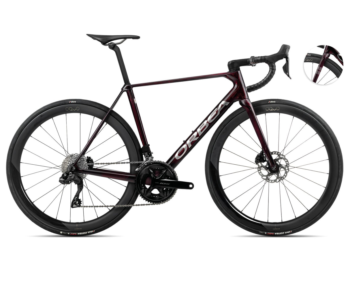 ORCA M30iLTD PWR - Wine Red Carbon View-Titanium (Gloss)