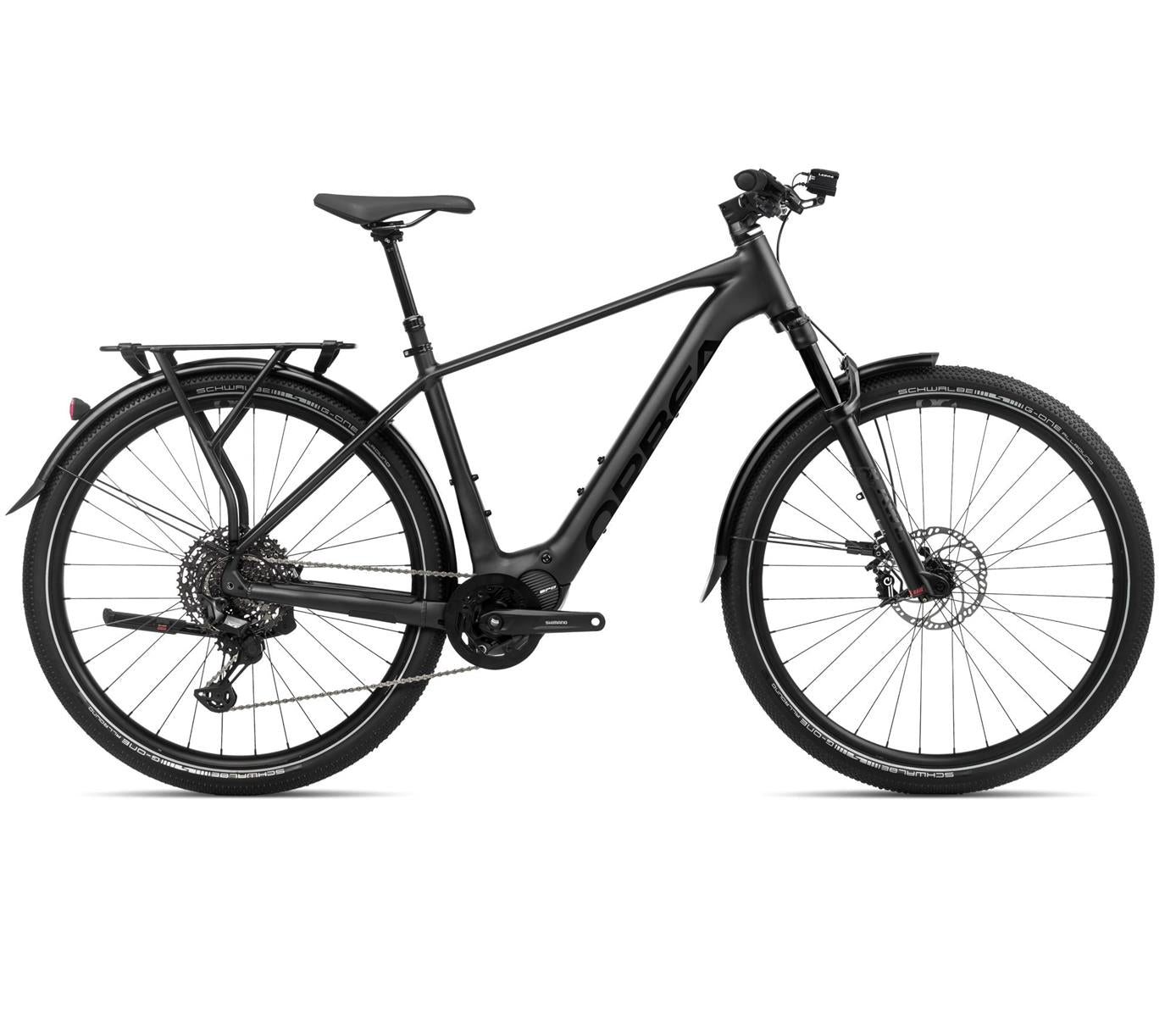 matt schwarzes mountainbike KEMEN 10 Metallic Night Black (Matt