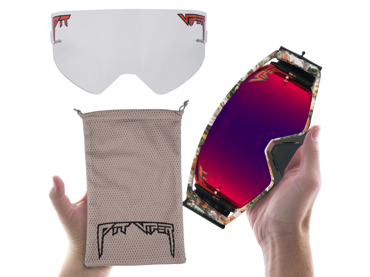 The World Champion Goggle - Actual Bush Red
