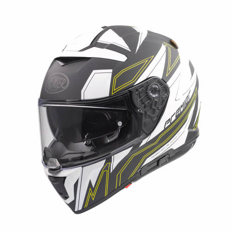 Integralhelm Devil EL Y BM - weiss-schwarz-gelb