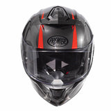 Integralhelm Devil GT 17 - grau-schwarz-rot