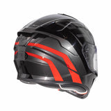 Integralhelm Devil GT 17 - grau-schwarz-rot