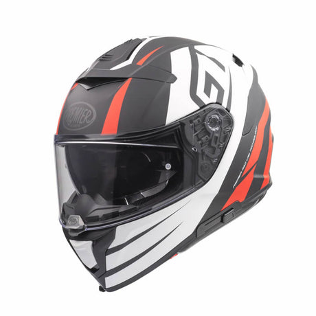 Integralhelm Devil GT 92 BM - schwarz-weiss-rot