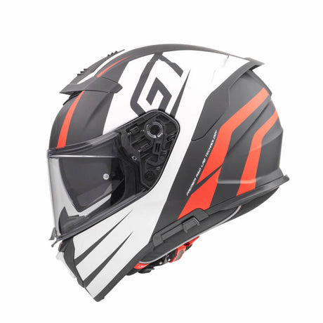 Integralhelm Devil GT 92 BM - schwarz-weiss-rot