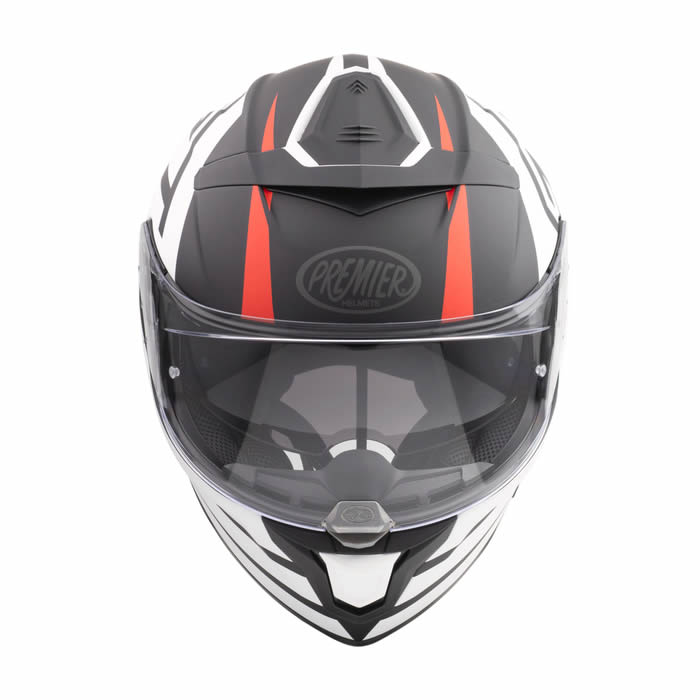 Integralhelm Devil GT 92 BM - schwarz-weiss-rot