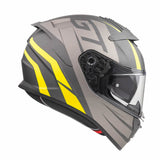 Integralhelm Devil GT Y BM - grau-gelb