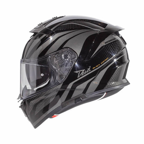 Integralhelm Devil PR 9 BE - grau-schwarz