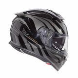 Integralhelm Devil PR 9 BE - grau-schwarz