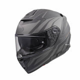 Integralhelm Devil PR 9 BM BE - grau-schwarz