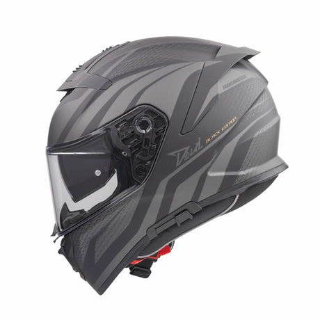 Integralhelm Devil PR 9 BM BE - grau-schwarz