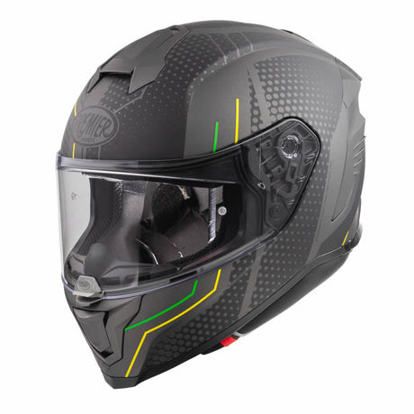 Integralhelm Hyper BP 6 BM - schwarz-gelb-grün