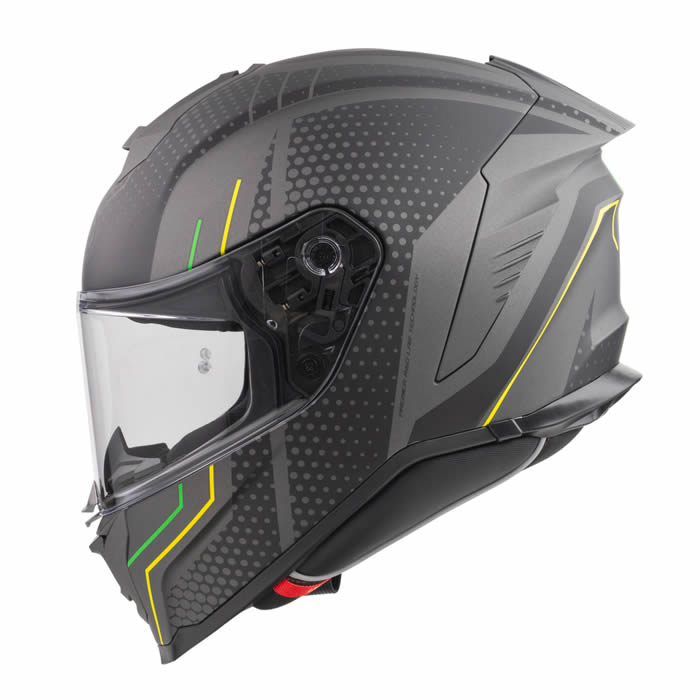 Integralhelm Hyper BP 6 BM - schwarz-gelb-grün