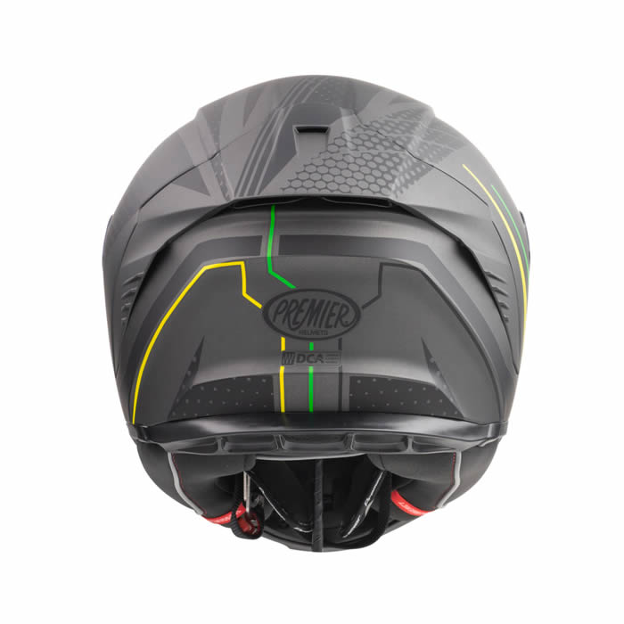 Integralhelm Hyper BP 6 BM - schwarz-gelb-grün