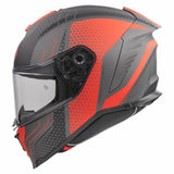 Integralhelm Hyper BP 92 BM - schwarz-grau-rot