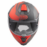 Integralhelm Hyper BP 92 BM - schwarz-grau-rot
