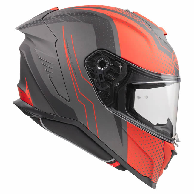 Integralhelm Hyper BP 92 BM - schwarz-grau-rot