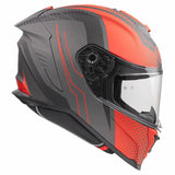 Integralhelm Hyper BP 92 BM - schwarz-grau-rot