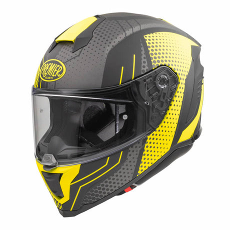 Integralhelm Hyper BP Y 9 BM - schwarz-grau-gelb