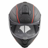 Integralhelm Hyper DE 17 BM - grau-schwarz-rot