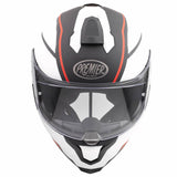 Integralhelm Hyper DE 92 BM - weiss-schwarz-rot