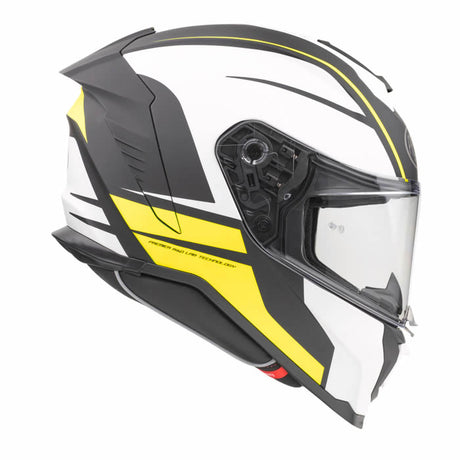 Integralhelm Hyper DE Y 9 BM - weiss-schwarz-gelb