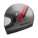 Integralhelm Trophy DO 17 BM - schwarz-grau-rot