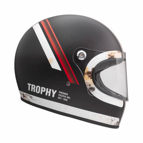 Integralhelm Trophy DO 92 BM O.S. schwarz-weiss-rot