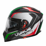 Integralhelm Vyrus MP IT BM - schwarz-grün-rot