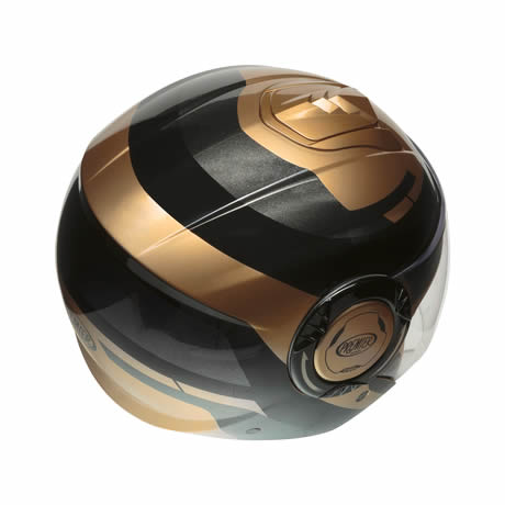 Jethelm Cool OPT 19 - schwarz-grau-bronze