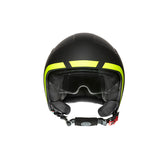 Jethelm Rocker LN Y9BM - matt schwarz-fluo gelb