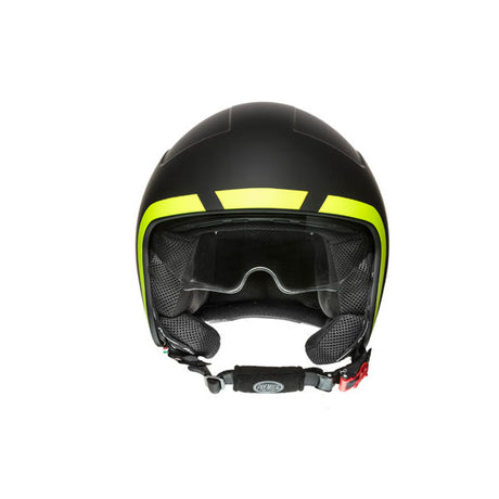 Jethelm Rocker LN Y9BM - matt schwarz-fluo gelb