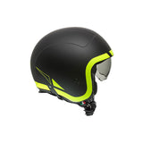 Jethelm Rocker LN Y9BM - matt schwarz-fluo gelb