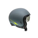 Jethelm Rocker LN Y GREY BM - matt grau-schwarz-fluo gelb