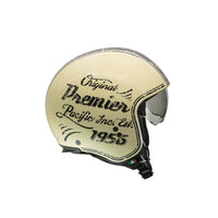 Jethelm Rocker OR 20 - beige-schwarz