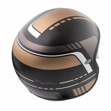 Jethelm Vintage BL 19 BM - schwarz matt-gold