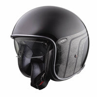 Jethelm Vintage BTR 9 - schwarz-grau