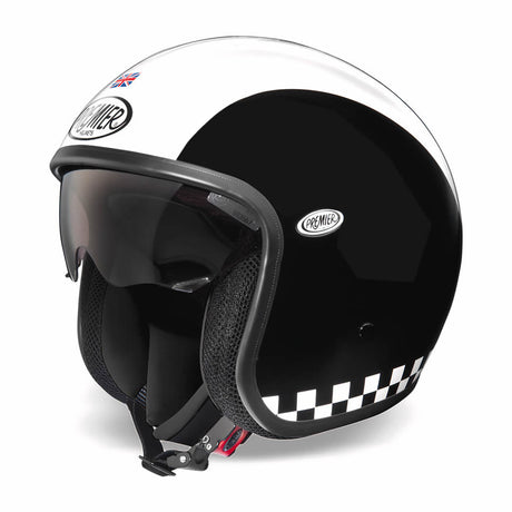 Jethelm Vintage RETRO Retro - schwarz-weiss